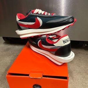 Sacai Undercover midnight spruce University Red